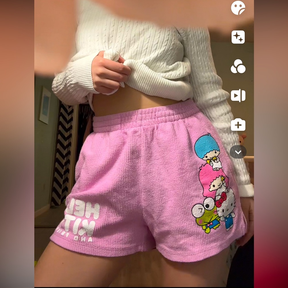 hello kitty pj shorts